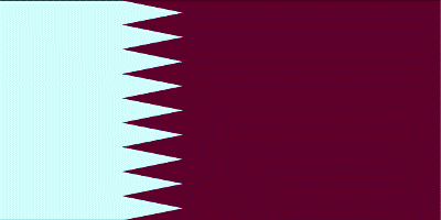 le qatar drapeau